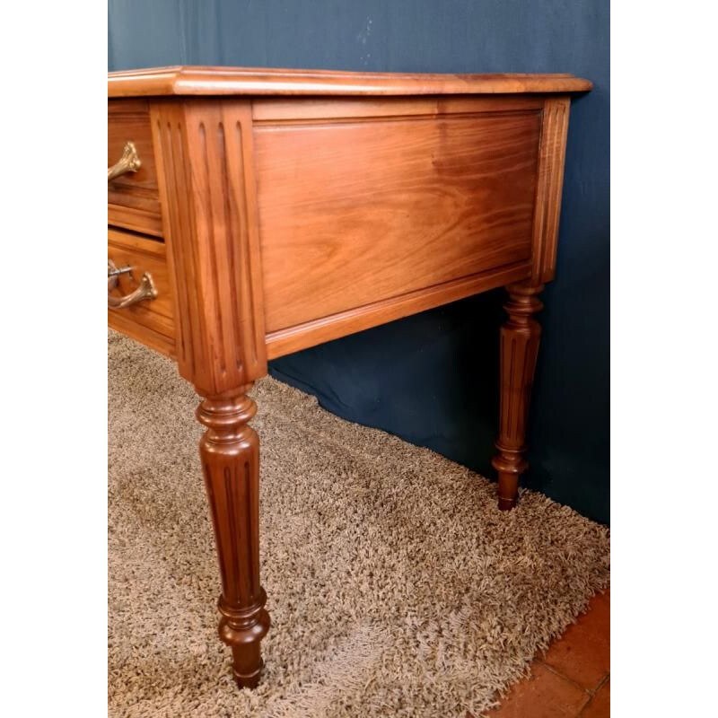 Vintage desk in solid walnut