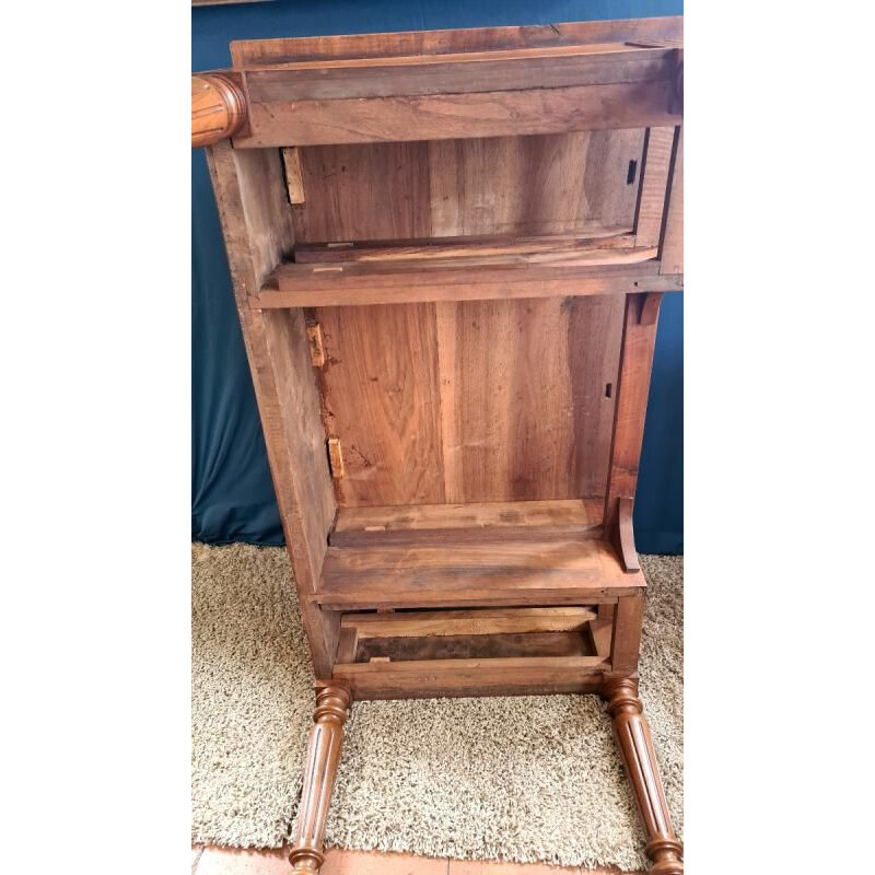 Vintage desk in solid walnut