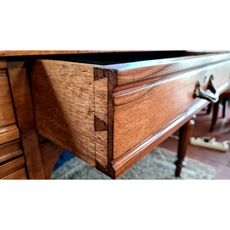 Vintage desk in solid walnut