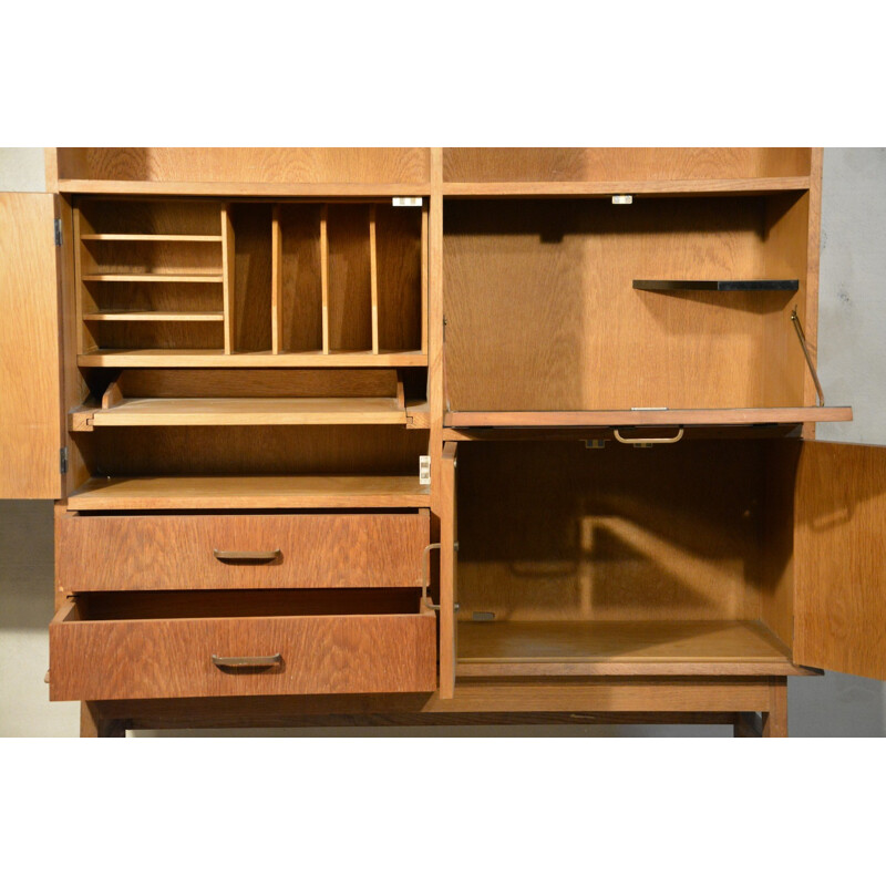 Vintage Bookcase in oak - 1950s