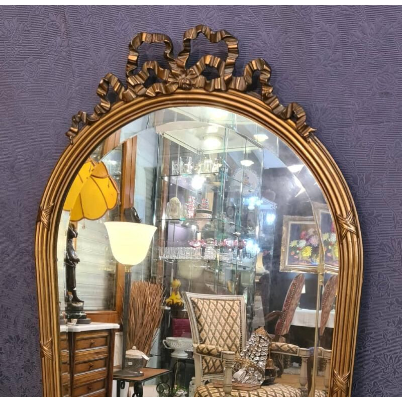 Miroir vintage doré