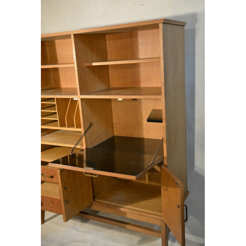 Vintage Bookcase in oak - 1950s