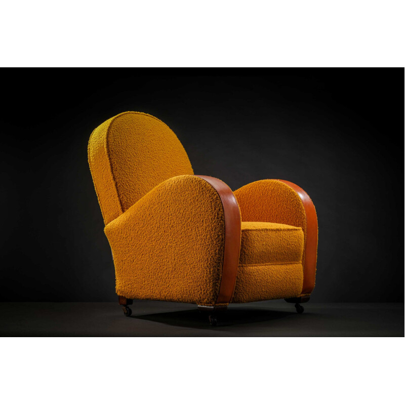 Vintage Lingering rocking armchair, 1940s