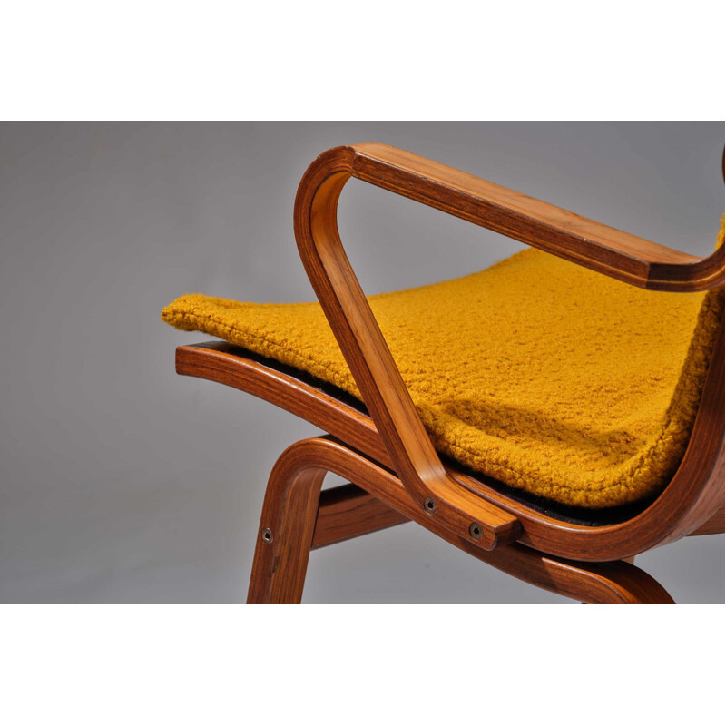 Vintage "Albert" armchair by Finn Østergaard for Kvist Mobler, Denmark 1970s