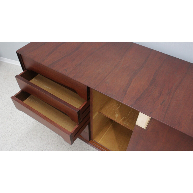 Vintage teak sideboard by Edmondo Palutari for Vittorio Dassi, 1950s