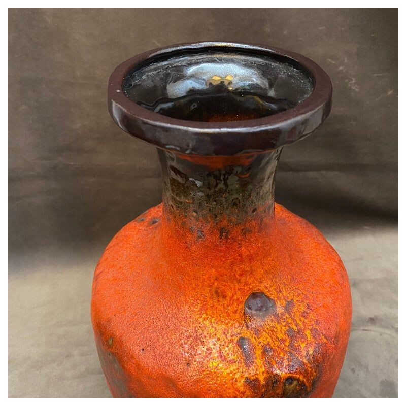 Vintage-Vase aus Lava-Keramik von Carstens Tonnieshof, Deutschland 1970