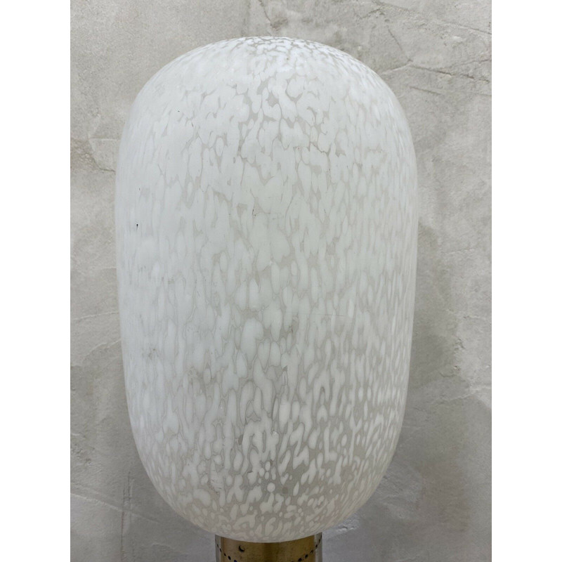 Vintage floor lamp in Murano glass by Carlo Nason for Mazzega. Italy 1970