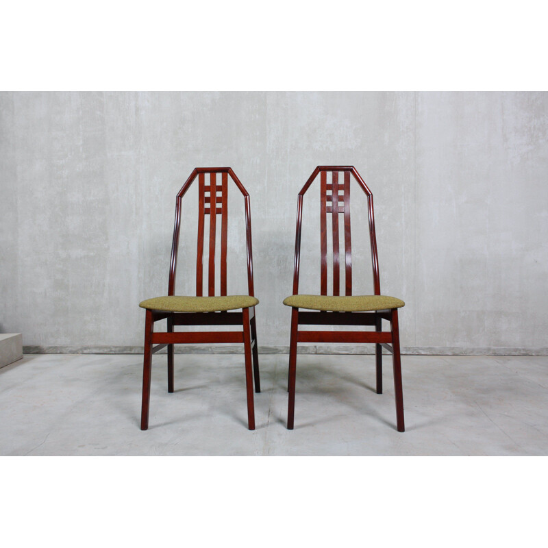 Set of 6 vintage British rosewood dining chairs, 1960s