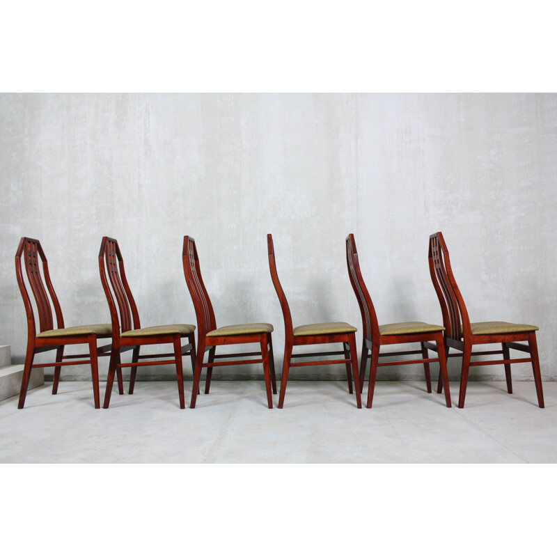 Set of 6 vintage British rosewood dining chairs, 1960s