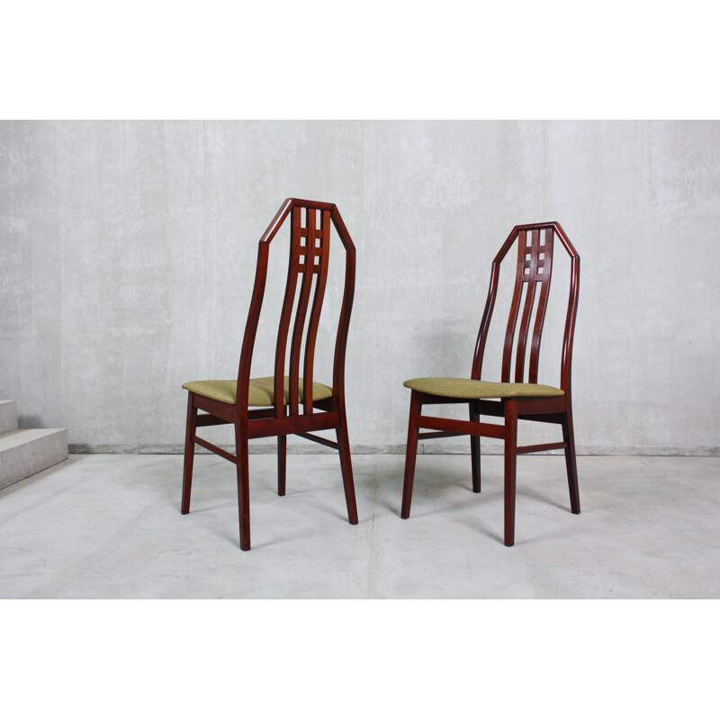 Set of 6 vintage British rosewood dining chairs, 1960s