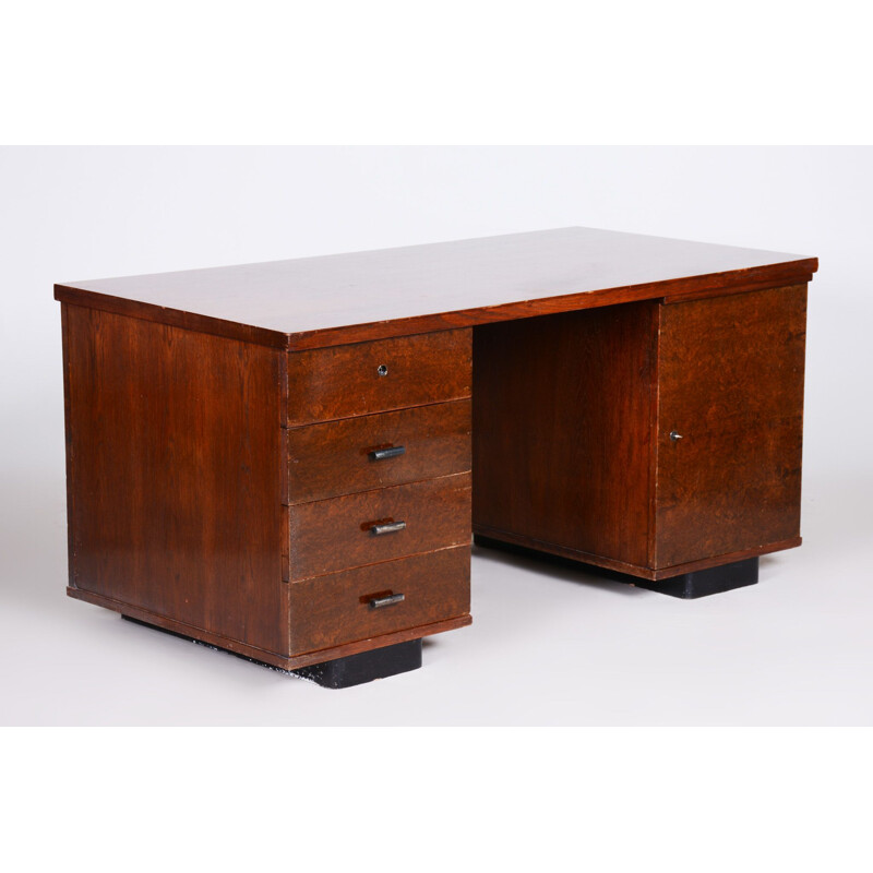 Vintage bureau van Jindrich Halabala voor Up Závody, Tsjechië 1930