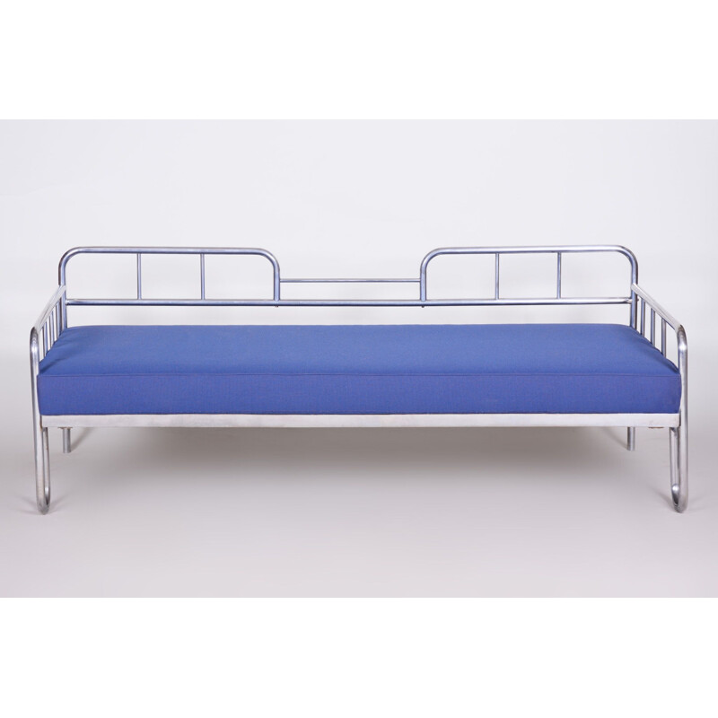 Vintage blue Bauhaus sofa, 1930s