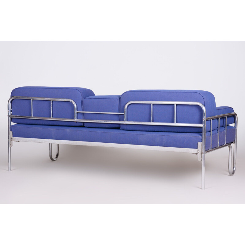 Bauhaus-Sofa in Vintage-Blau, 1930