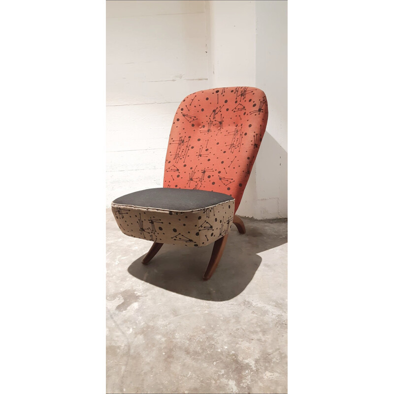 Mid century Congo armchair by Theo Ruth for Artifort, 1950s