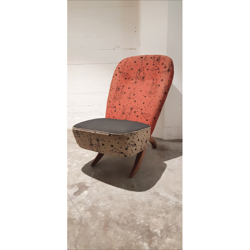 Vintage Congo fauteuil van Theo Ruth voor Artifort, 1950