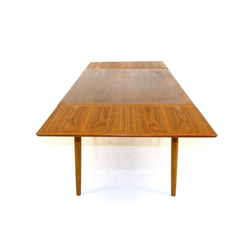 Vintage teak table by Omann Jun, Denmark 1950