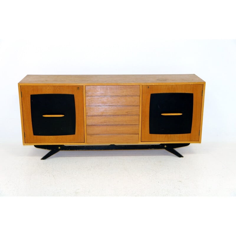 Vintage teak sideboard by Gillis Lundgren for Möbel-Ikea, 1950