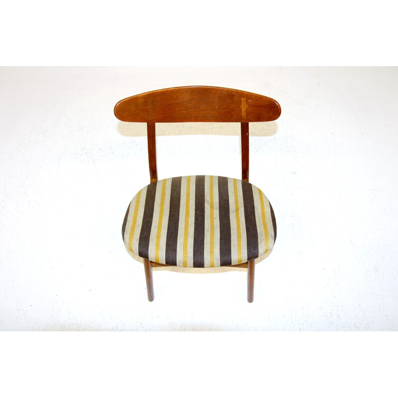 Juego de 4 sillas vintage de roble de Hans J. Wegner para Carl Hansen