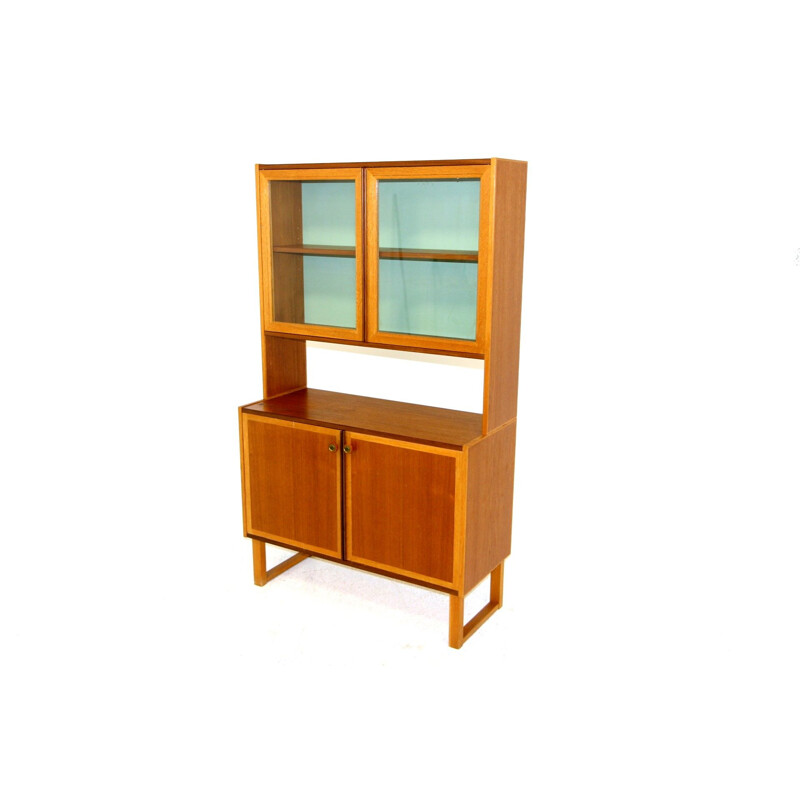 Vintage teak china cabinet, Sweden 1960