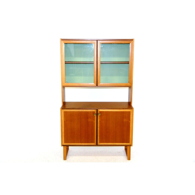 Vintage teak china cabinet, Sweden 1960