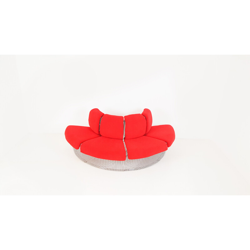 Vintage Pantonova modular sofa system by Verner Panton for Fritz Hansen, 1970s