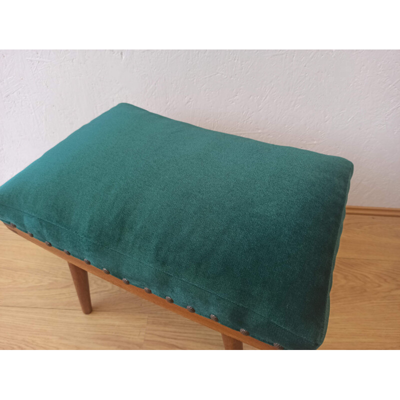 Vintage blue footrest, 1950s