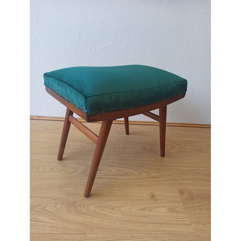 Vintage blue footrest, 1950s