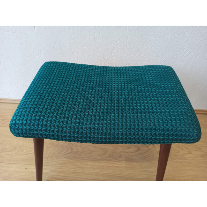 Vintage blue stool, 1970s