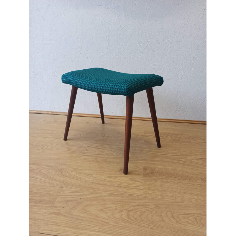 Vintage blue stool, 1970s
