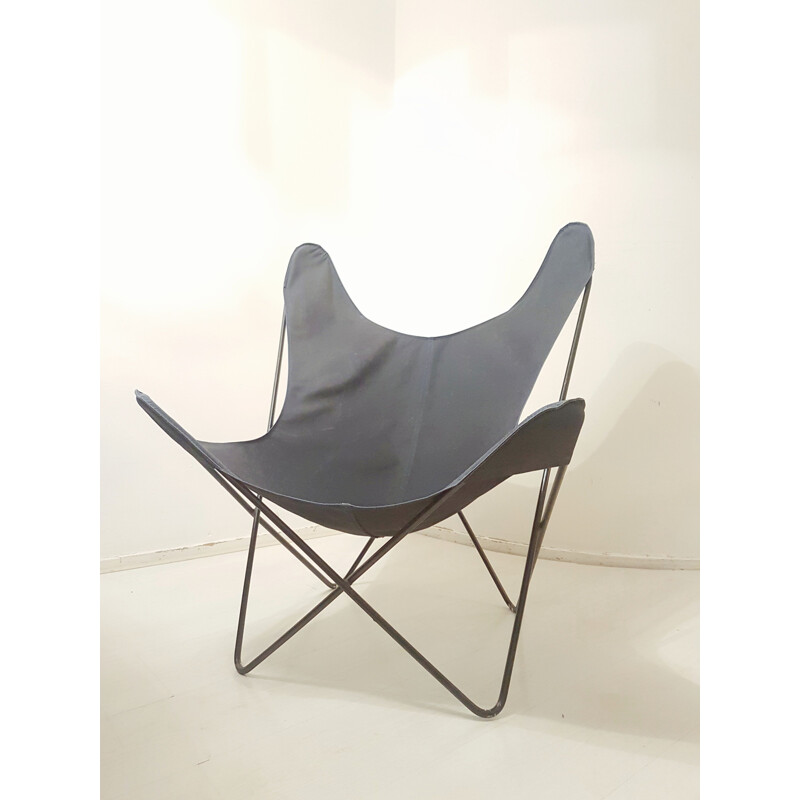 Vintage Butterfly lounge chair by Jorge Ferrari-Hardoy, 1970s