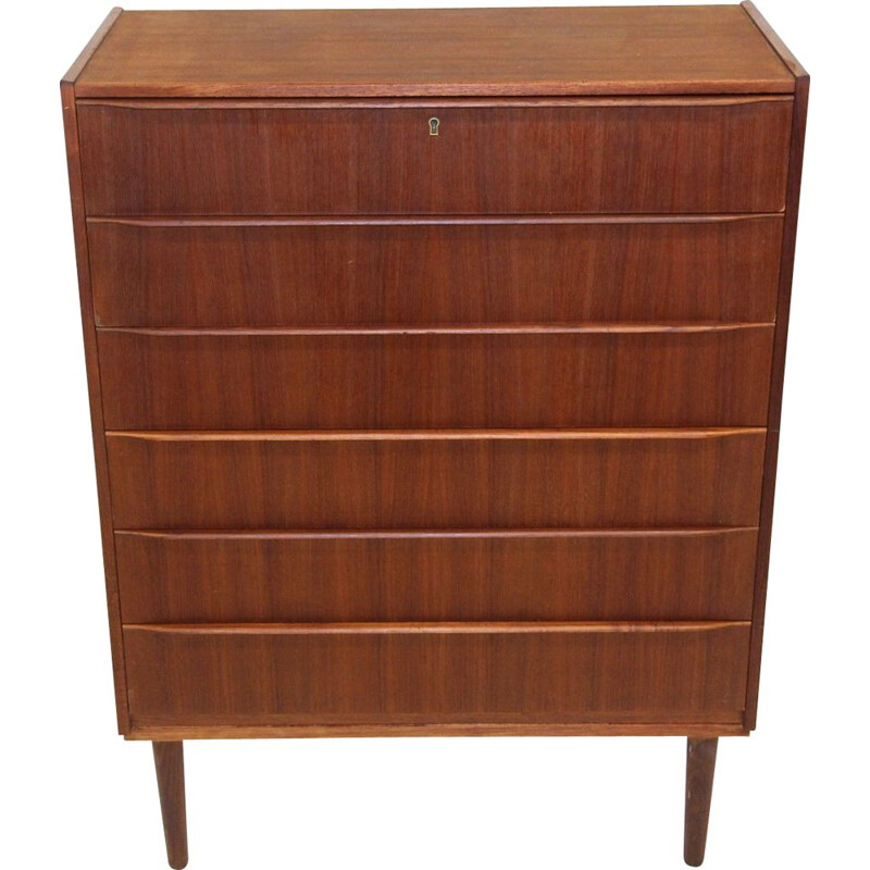 Vintage teak chest of drawers, Sweden 1960