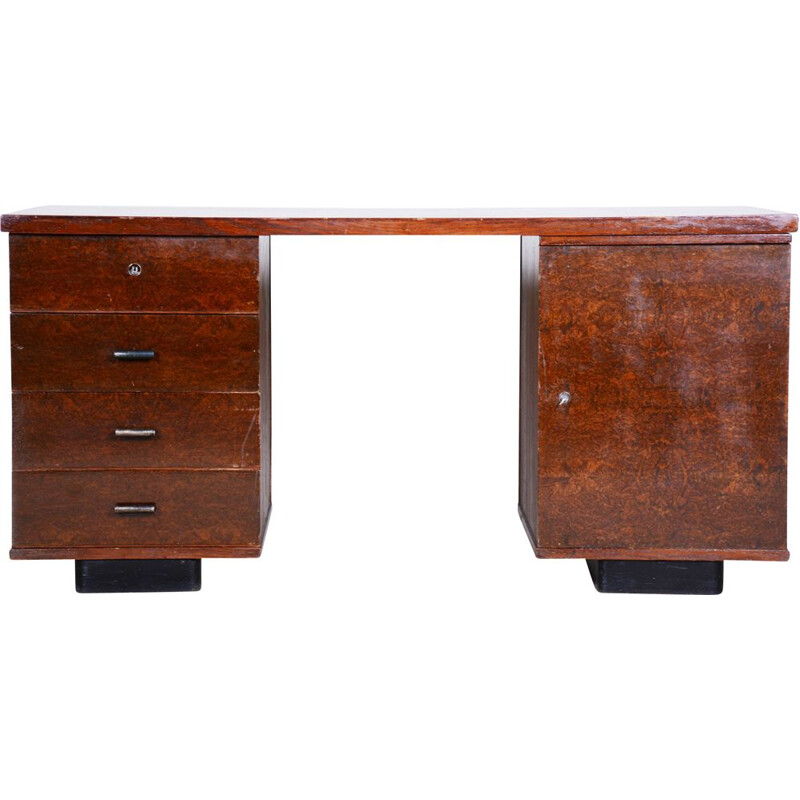 Vintage desk by Jindrich Halabala for Up Závody, Czech Republic 1930