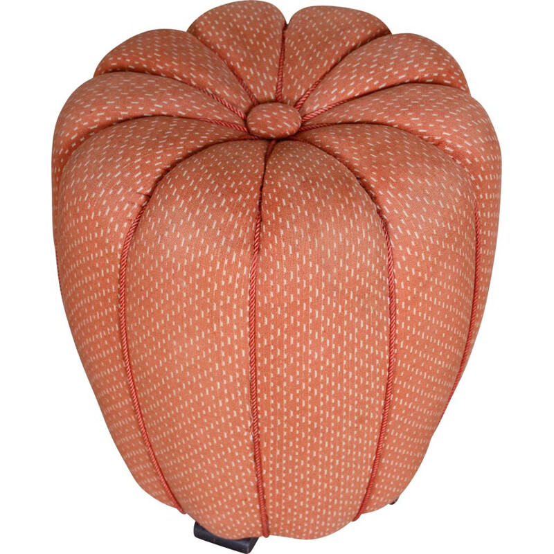 Pouf vintage par Salmon Halabala, 1930