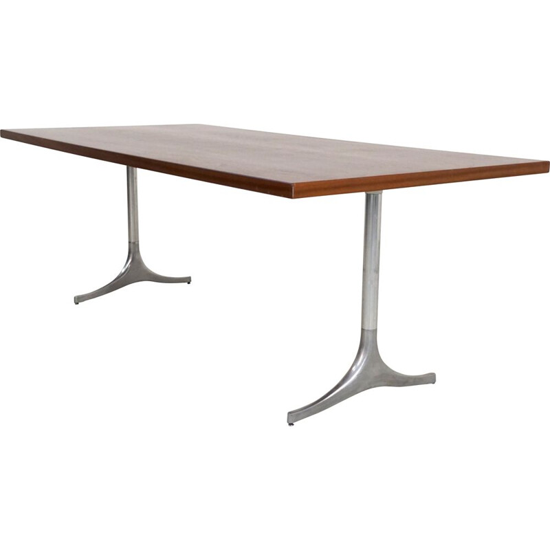 Teak vintage dining table by George Nelson for Herman Miller