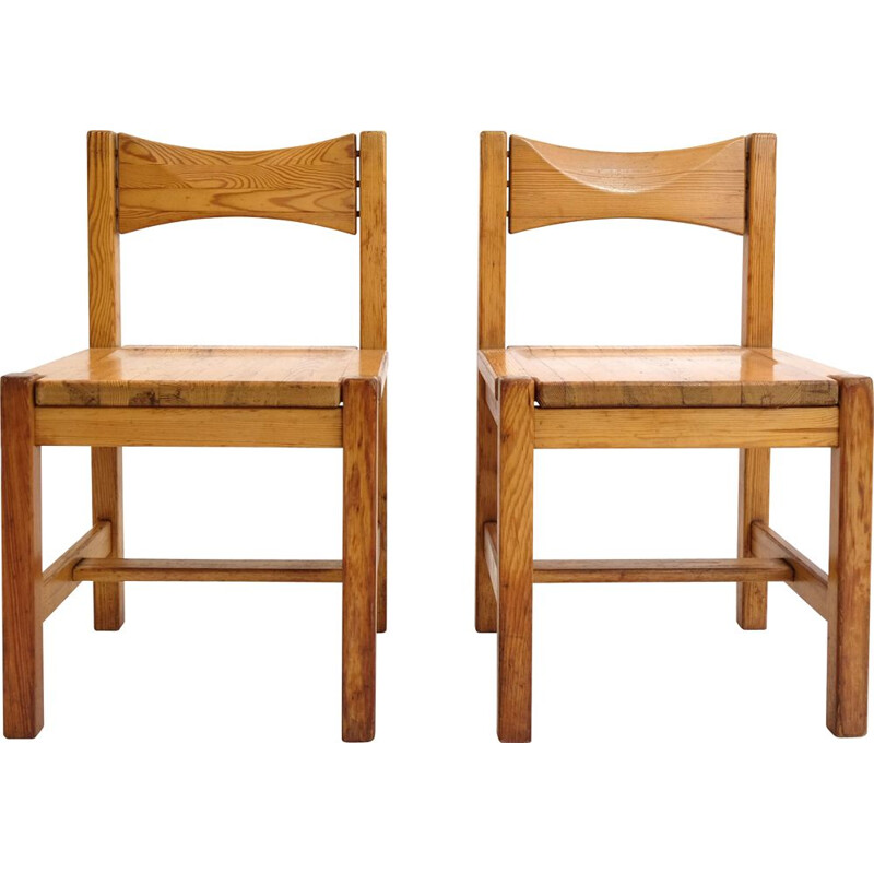Ein Paar Vintage-Hongisto-Stühle aus Kiefernholz von Ilmari Tapiovaara für Laukaan Puu, 1960