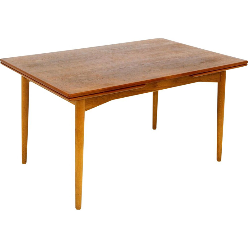 Vintage teak table by Omann Jun, Denmark 1950