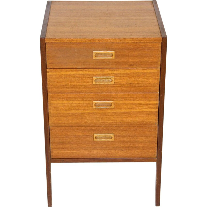 Vintage teak chest of drawers by Gillis Lundgren for Möbel-Ikea, Sweden 1960