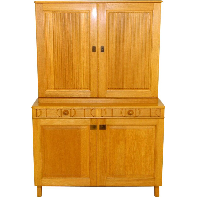 Vintage oak cabinet by Carl Malmsten for Afors Möbelfabrik, Sweden 1970