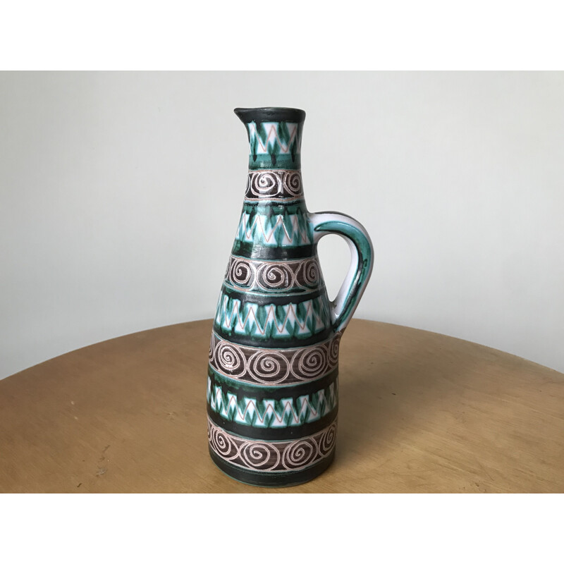 Vintage pitcher by Robert Picault, 1950-1960