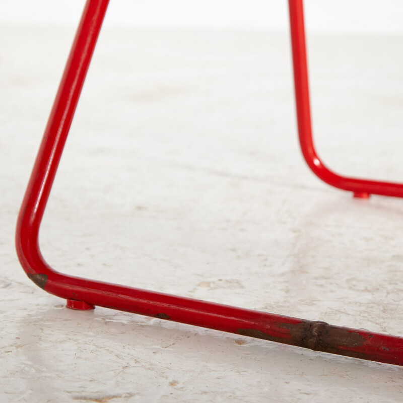 Vintage Ted Net red chair by Niels Gammelgaard for Ikea, 1970