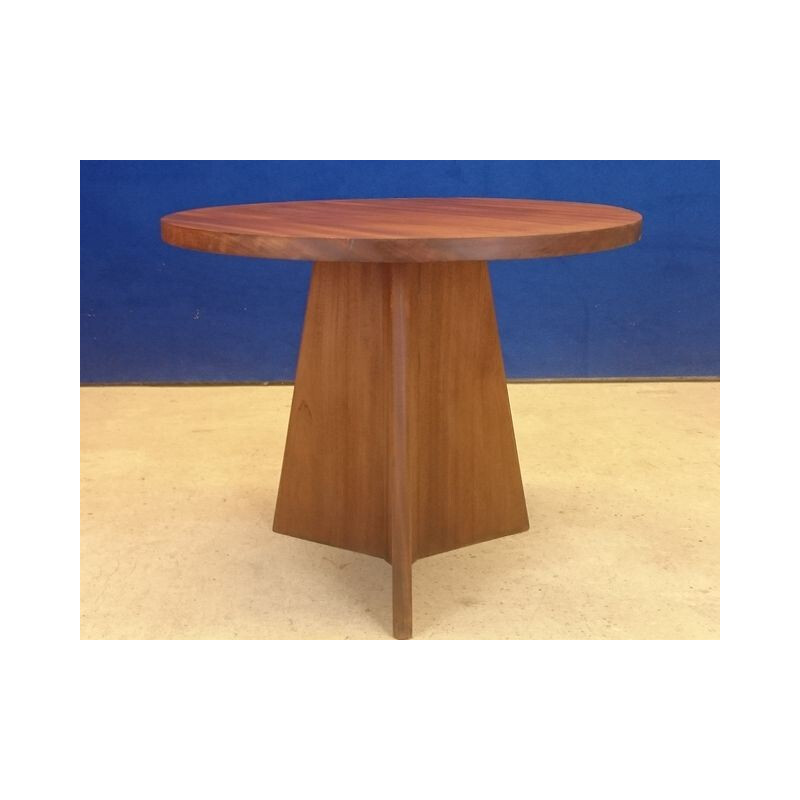 Table basse Stylnet en acajou massif - 1930