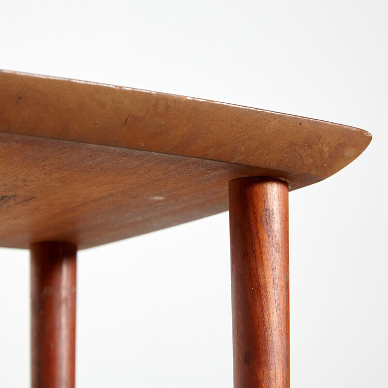 Teak vintage nesting tables for Trap Christensen, Denmark 1960s