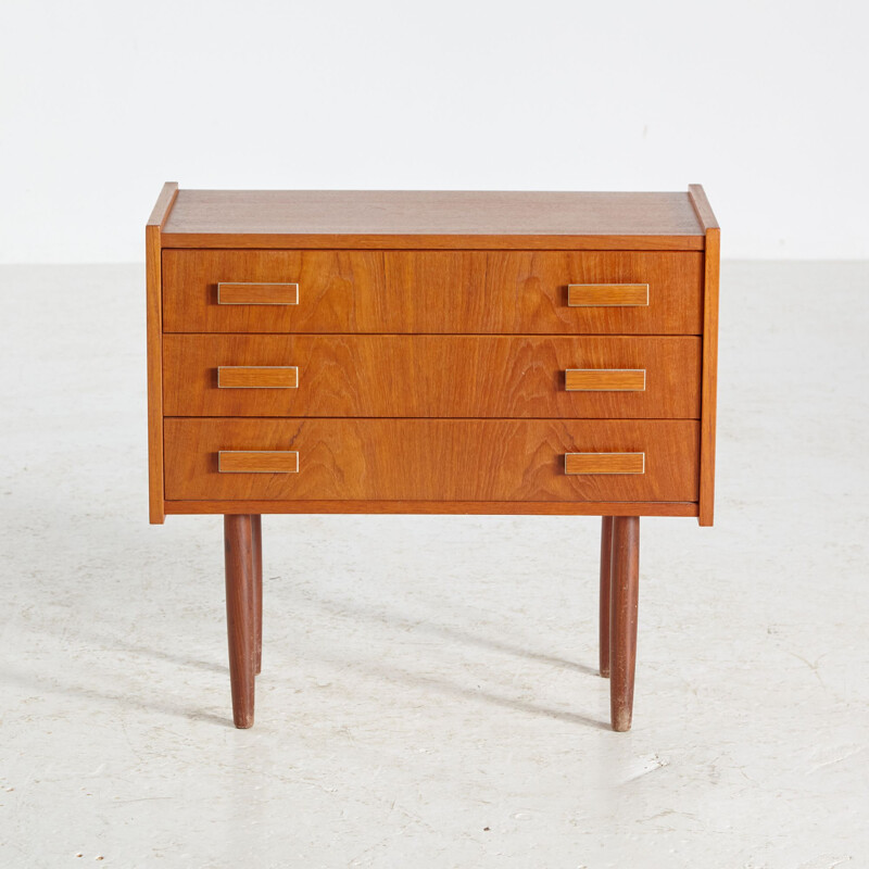 Teak vintage chest of drawers