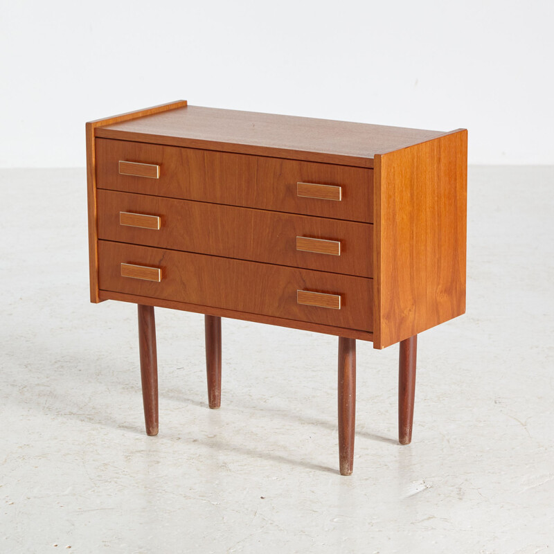 Teak vintage chest of drawers