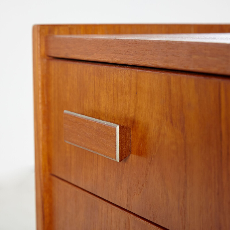 Teak vintage chest of drawers