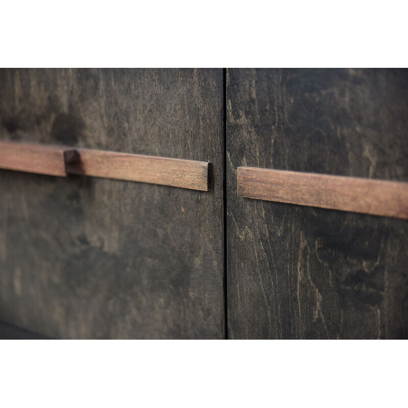 Mid-century scandinavian birchwood sideboard, 1960s