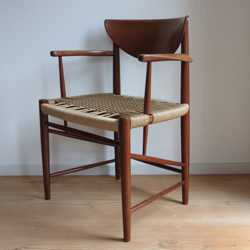Chaise vintage danoise par Peter Hvidt & Orla Molgaard Nielsen pour Soborg Mobelfabrik