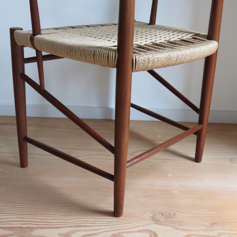 Silla danesa vintage de Peter Hvidt