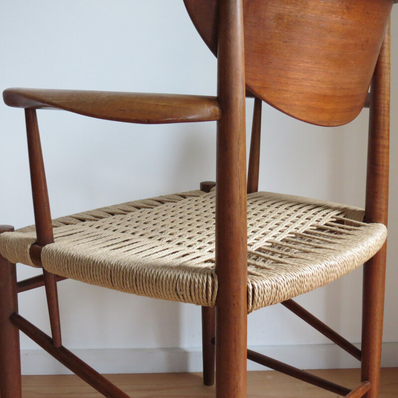 Chaise vintage danoise par Peter Hvidt & Orla Molgaard Nielsen pour Soborg Mobelfabrik