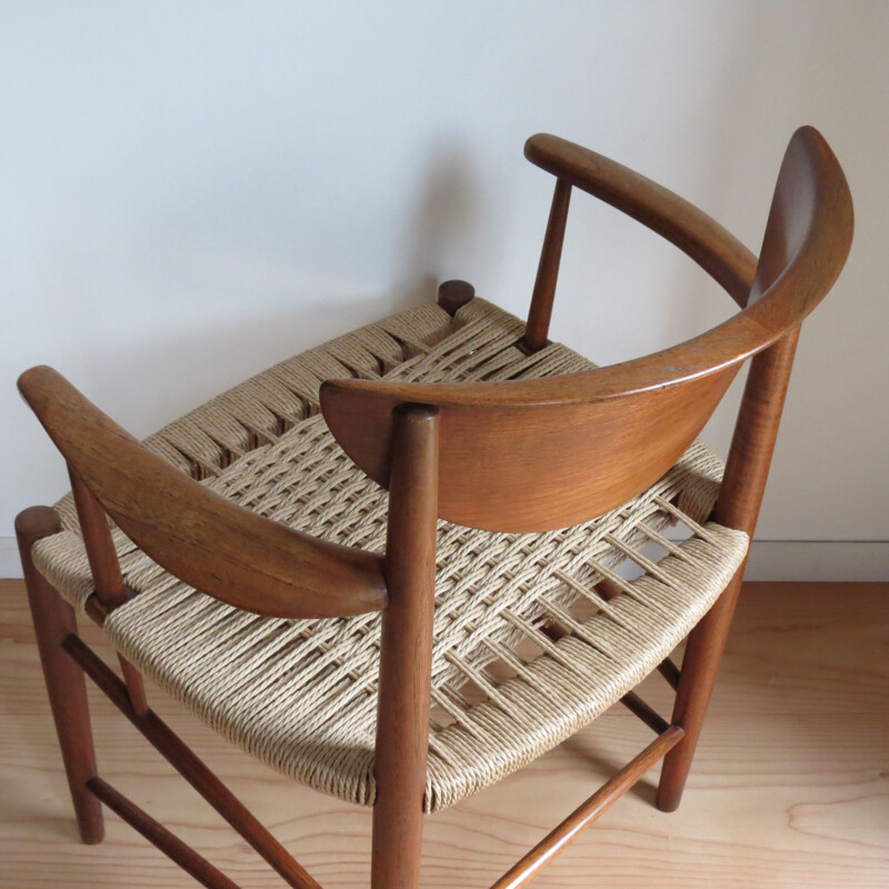 Danish vintage chair by Peter Hvidt & Orla Molgaard Nielsen for Soborg Mobelfabrik